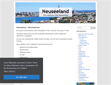 Tablet Screenshot of neuseeland-informationen.de